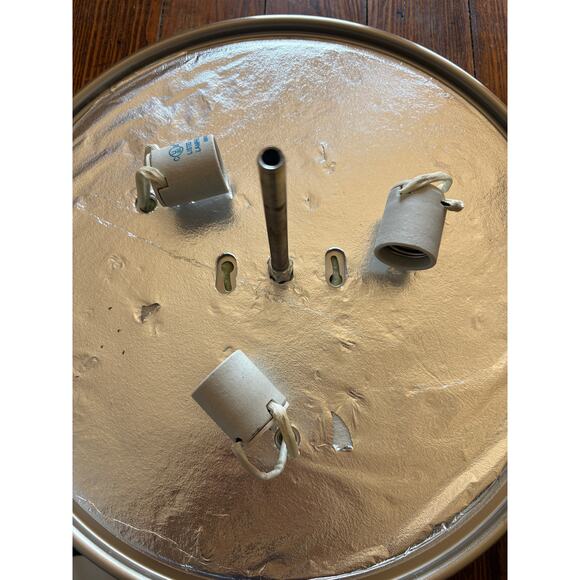 NIB Cask Industries FLUSH MOUNT Large CEILING LIGHT - 3 Light - Picture 8 of 9